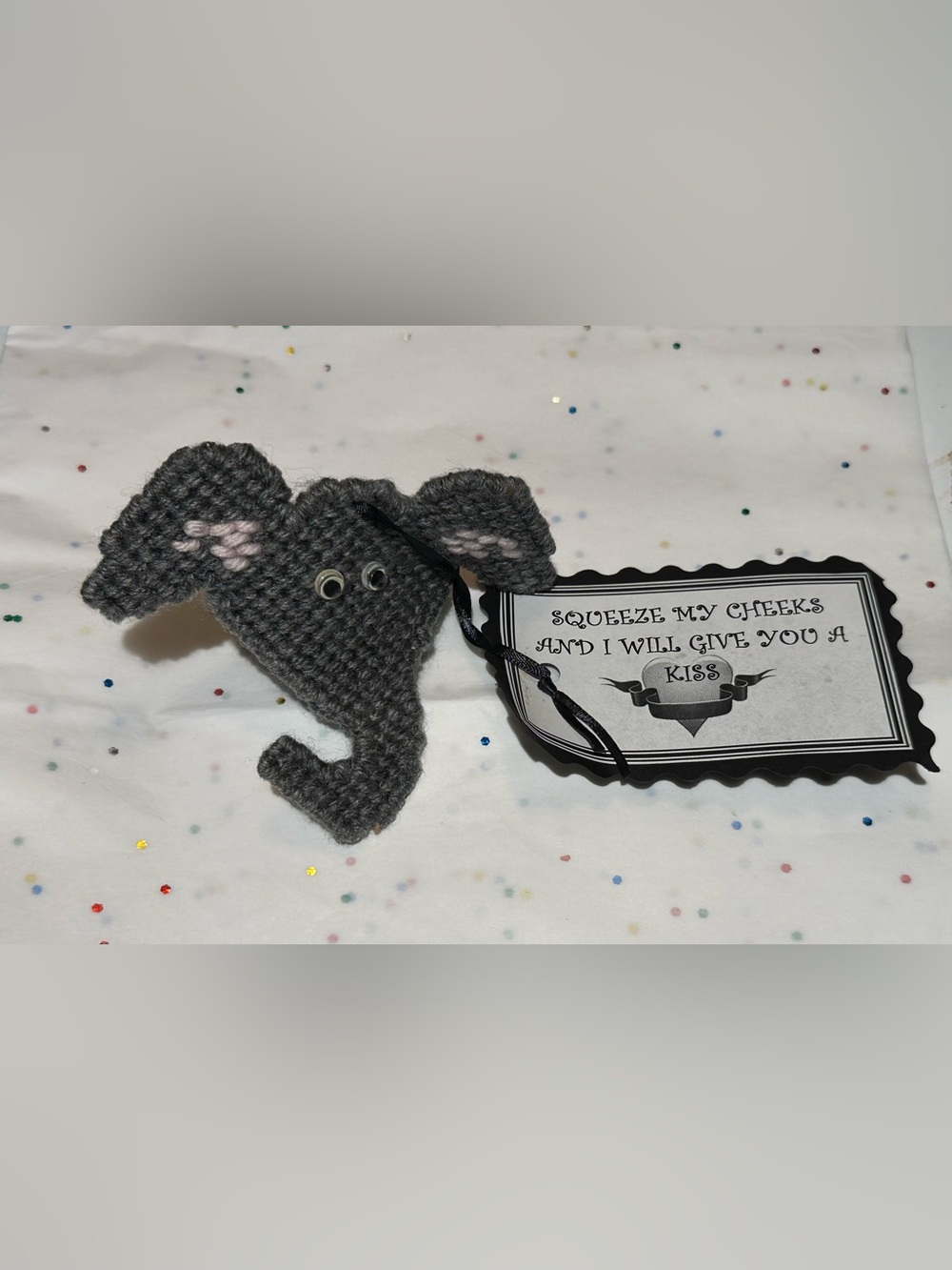 Hand crafted Gray Elephant